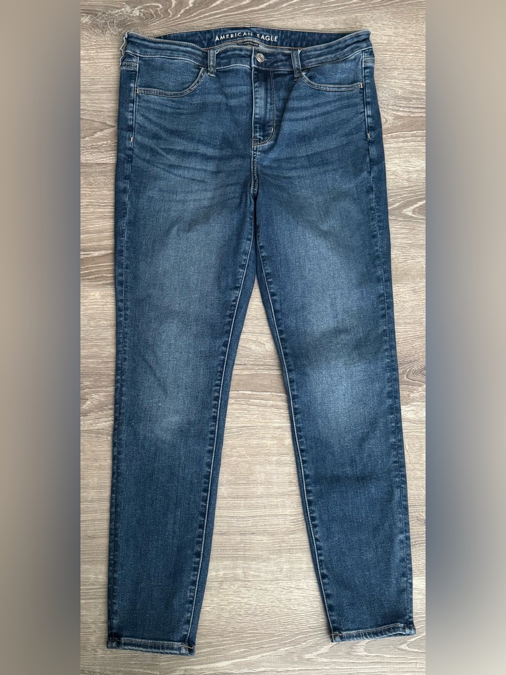 American Eagle Outfitters Women's Medium Blue Skinny Jeans